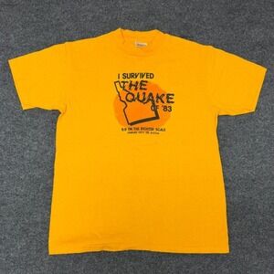 Vintage 1980s earthquake tee